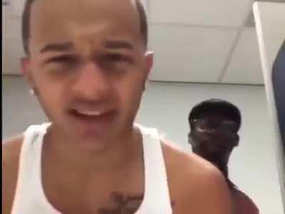 Chad takes his rightful place at the sink