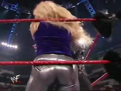 Terri takes on Trish in Bra and Panties! 