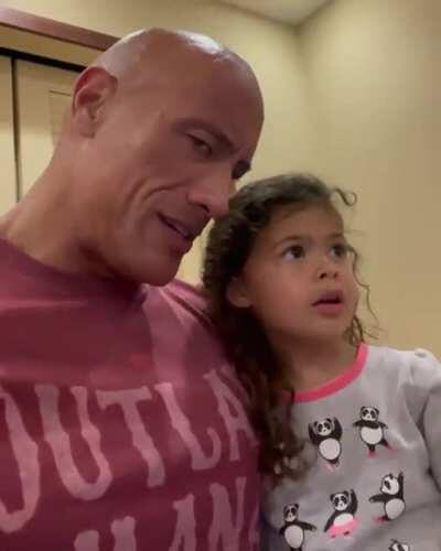 Social media: Dwayne Johnson's daughter thinks Aquaman is cooler than him