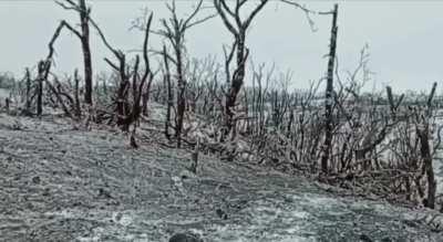 RU POV: Konstantin Golovin, a Russian soldier wounded in the leg, makes a video and talks about what is happening to him. 