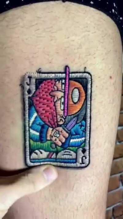 Patch Tattoos by @dudalozanotattoo