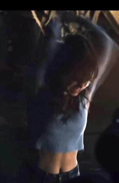 Jenna Ortega belly scene, this is the best I could find as of now