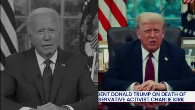 The difference in rhetoric is indeed staggering