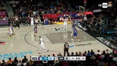 [Highlight] Cam Thomas, with time & a hand in his face, says why not, and it goes