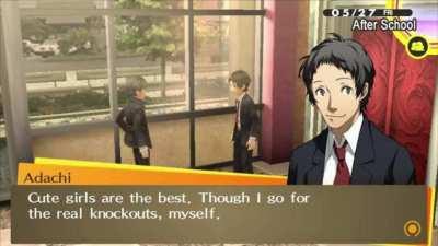 Adachi persona 4 hidden social link rank!! (REAL) (original by me)