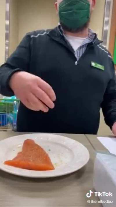 TIK TOK USER FINDS WORM IN PUBLIX SALMON