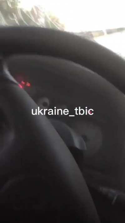 Canadian volunteer evacuating civilians from town suffering russian attack