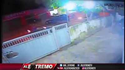 Both motorcyclists managed to survive