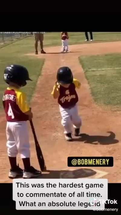 He just walked to home and when the coach tried to push him re resisted