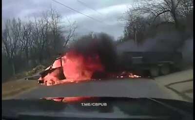 A police officer from Fayetteville captured a rather unusual sight.