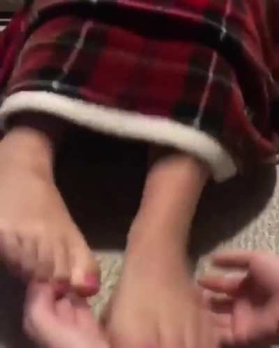 Feet Tickle Initiation + silly music = more laughter. Full vid $$15. I have a version without the music