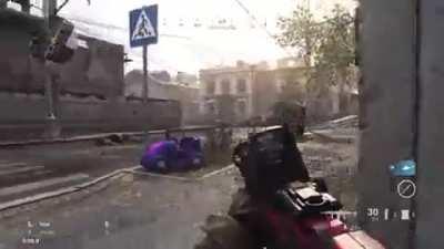 Crossing a street in CoD