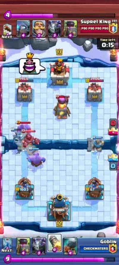 Overconfident opponent looses badly