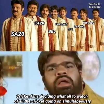 What are you guys watching in Cricket these days?