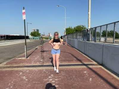 On the way to the river