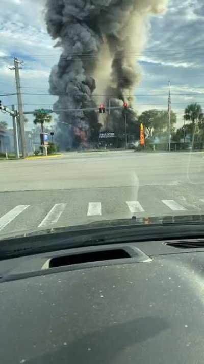 11/28/2022 - Melbourne Florida - Vehicle drove into a fireworks store