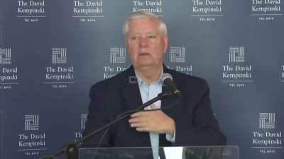Sometimes, Senator Graham just puts it out in the plainest language: 

“The wars of the future are being planned here in Israel.”