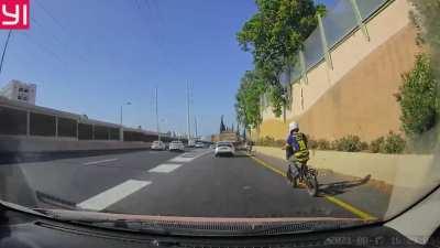 Saved a life by assuming he's an idiot and already slowing down.