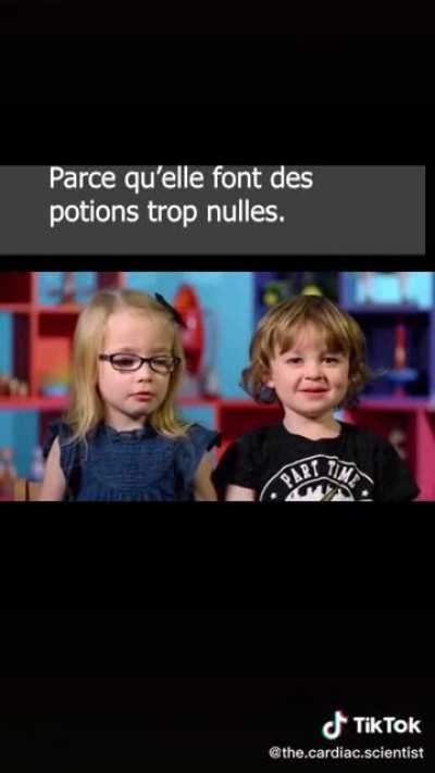 Pourquoi les filles ne peuvent pas être des scientifiques?