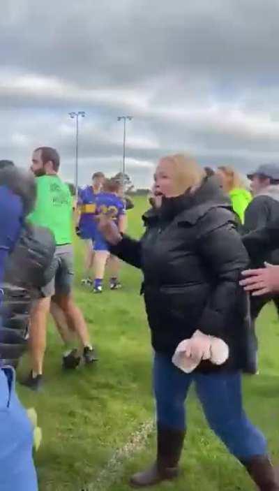 Crazy scenes at an U13 Football County Final in Wicklow