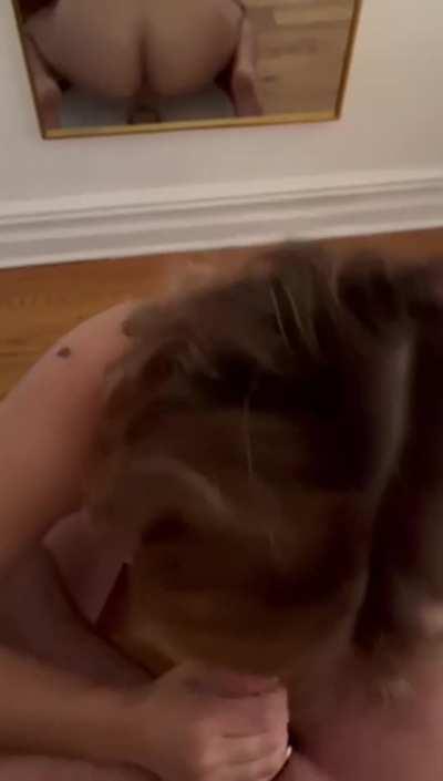 Blowjob & Dildo Spitroast by rosehiptea