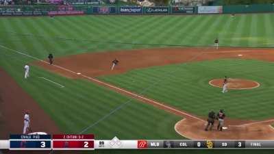 Shohei Ohtani legging out infield singles