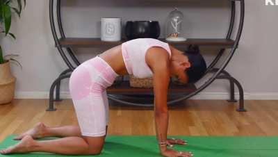 Karrueche yoga workout