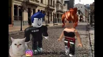 Mientras tanto la chica de pelo azul 😔👌