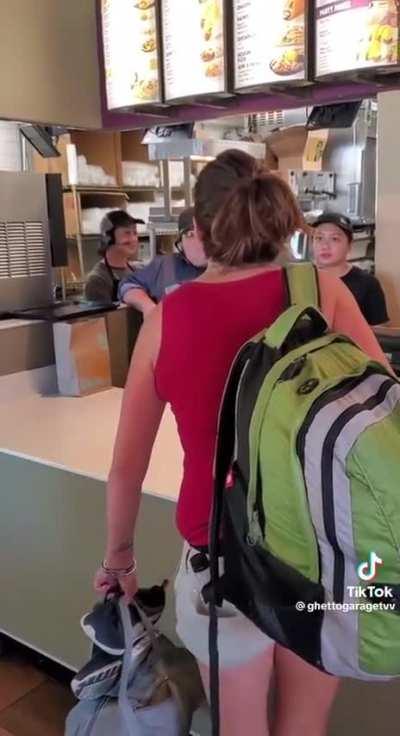 Woman goes off on McDonald's staff because she was interrupted taking a dump 