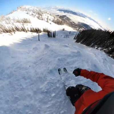 Yesterday's sunny powder at Red Mountain 🤙🤙