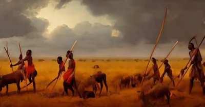 Using Al generated art to show the history of the world.