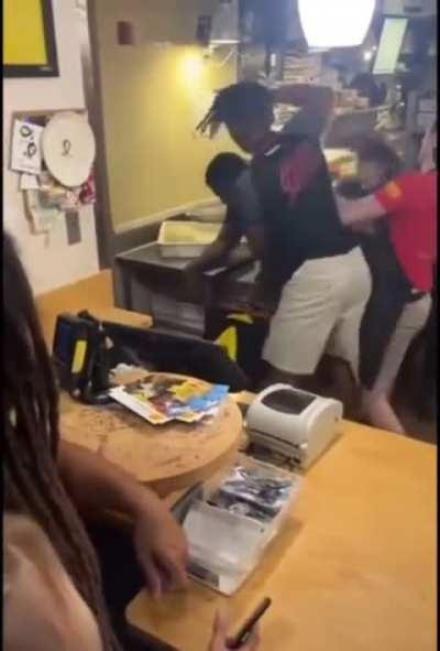 Fight at a pizza joint