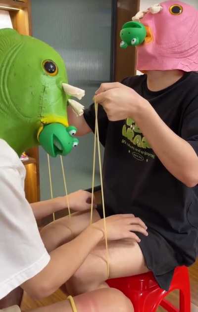 The one in your mouth—if it rings, you lose.