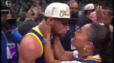 Curcuck trying to kiss his wife (he’s not allowed)