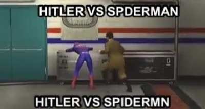 HITLER VS SPIDRMAN