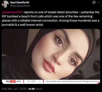 Israeli shows Israeli school being used as military base: 