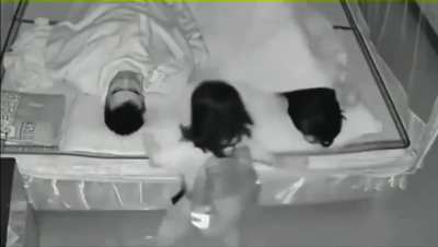 Girl thinks her parents are sleeping too much