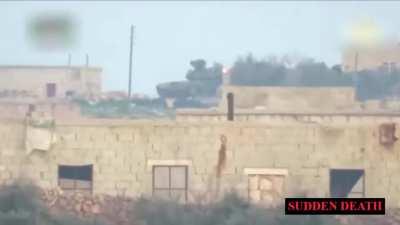 T-90 reactive armour nullifies ATGM in Syria