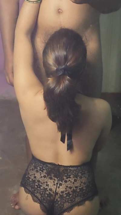 Hubby enjoy my skill...💦