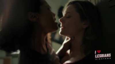 Hightown: Monica Raymund & Tanya Glanz (s02e04 - Scene #1) *AI ENHANCED & NO MUSIC*