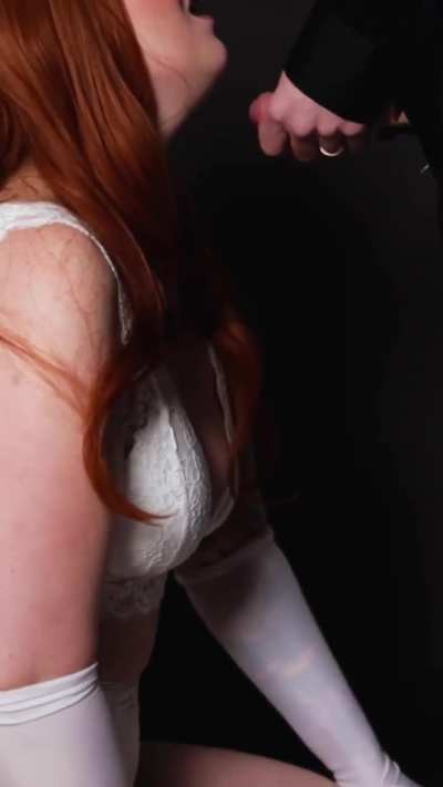 Making myself cum the second his load hit my tits