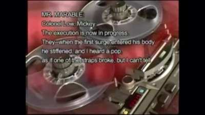 Audio of an Execution by Electric Chair - On July 12, 1984, Ivon Ray Stanley was put to death by the State of Georgia for shooting and burying Clifford Floyd while still alive. His was one of several executions documented on audio. 