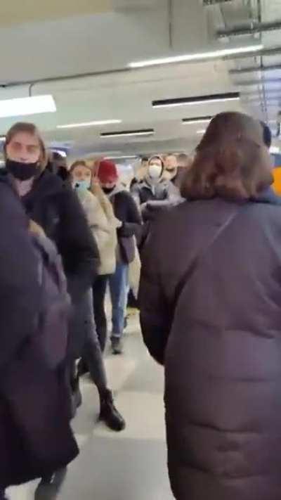 Russians have found out about the sanctions and the SWIFT ban. A Bank Run seems to have begun.