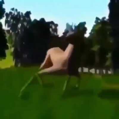 My uncle when he is drunk at a party