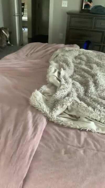 She can only handle him for so long..