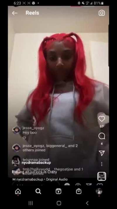 Kenzo B Listening To Kay Flock On IG Live