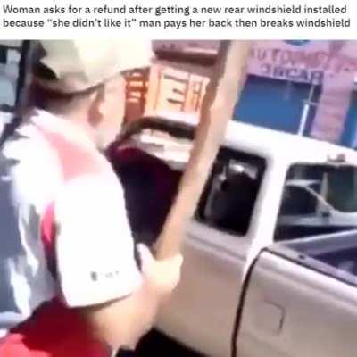 When talking to the manager doesn't quite work out as expected.