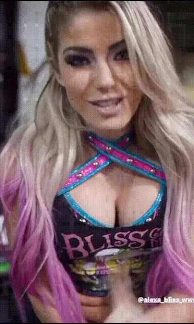 Alexa Bliss challenges you to keep eye contact