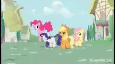 My little pony theme song but a text to speech thing