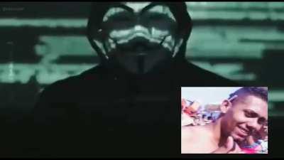 SORRIZO RONALDO FOI CONVOCADO PELO ANONYMOUS